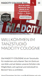 Mobile Screenshot of madcitycologne.de