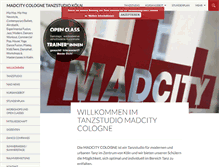 Tablet Screenshot of madcitycologne.de